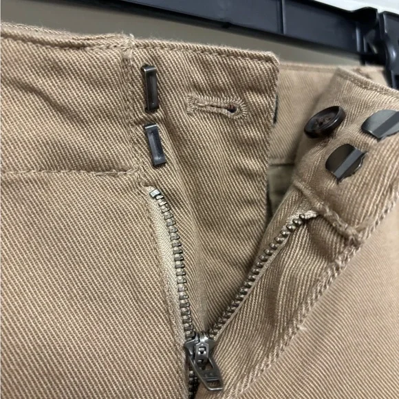 Quince Women's Wide Leg Tan Cargo Pants - Picture 6 of 8